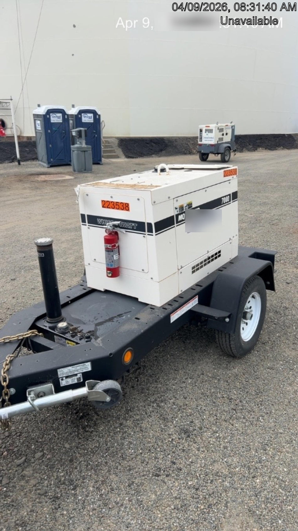 2022 Multiquip DA7000SSA3 Kubota Diesel, Trailer Mounted Package
