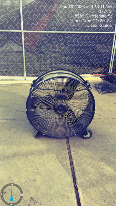 2019 CENTRAL MACHINERY 24" SHOP FAN