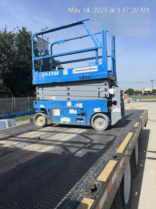 2019 Genie GS-1930 Fixed Rails with Chain Entry