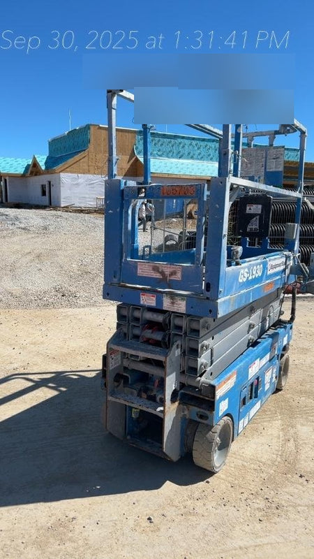 2020 Genie GS-1930 Solid Non Marking Tires, Beacon, Folding rails with half height swing gate