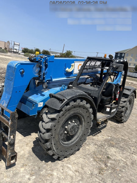 2019 Genie GTH-636 Canopy, Solid RT Tires, LED Work Lights, Beacon 60" QA Carriage, 48" Forks