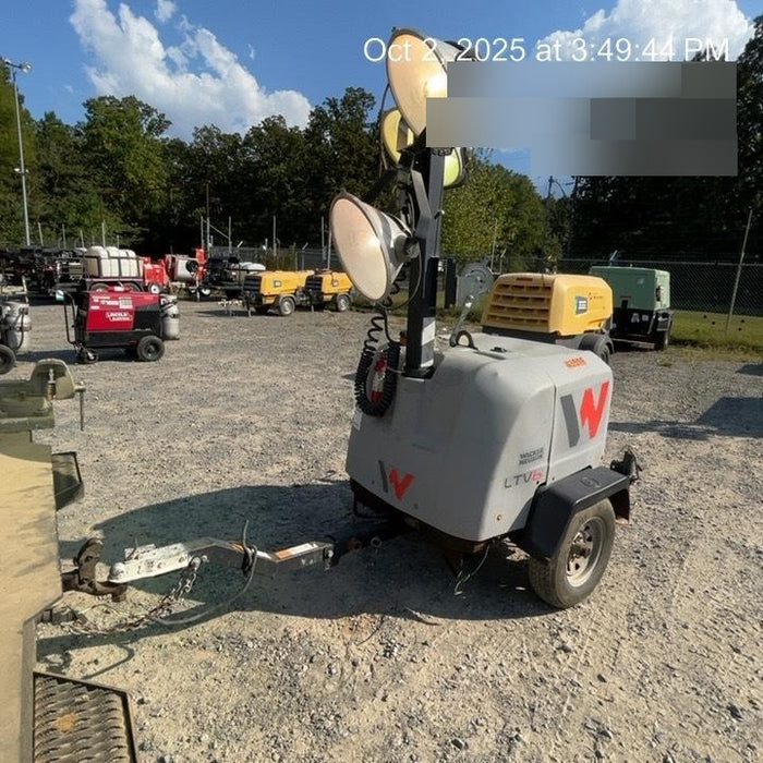 2019 Wacker Neuson LTV6L-MH Wacker Neuson LTV6L Mobile Light Tower w/Fuel Level Sensor Installed