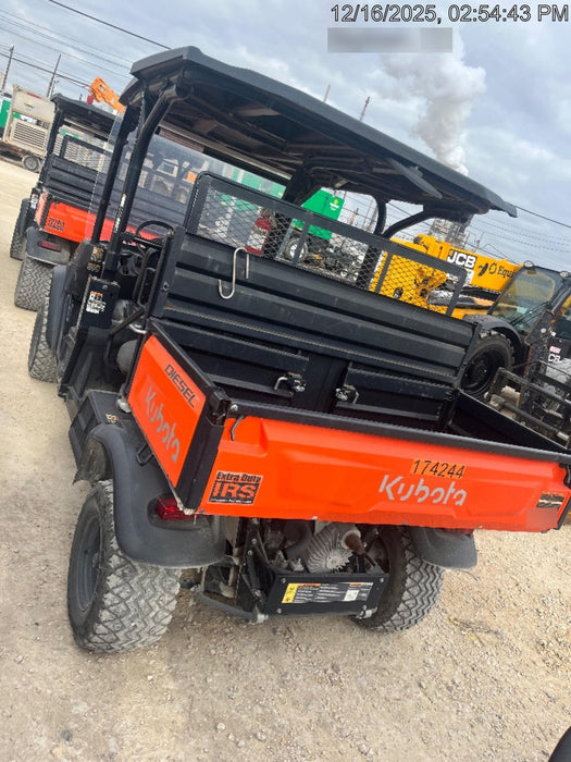 2021 Kubota RTV-X1140W-H Plastic Canopy, Windshield Acrylic Clear, LED Strobe Light, Wire Harness Kit, Back up Alarm