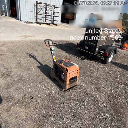 2023 Multiquip MV308GH Honda GX270, 18" Plate, Tachometer