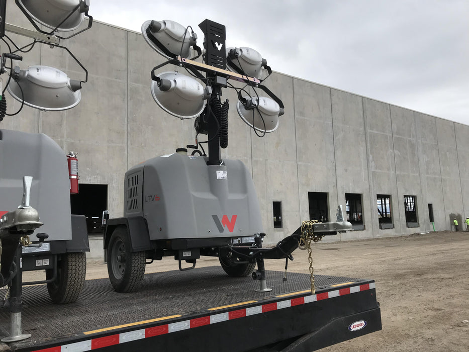 2019 Wacker Neuson LTV6L-MH Mobile Light Tower w/Fuel Level Sensor Installed