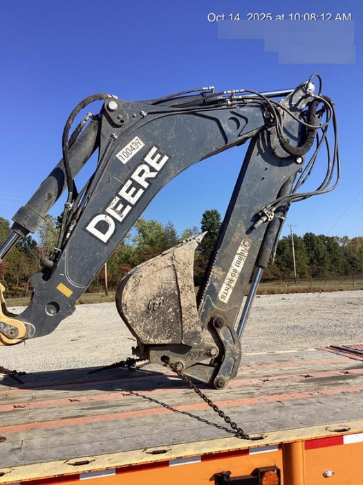 2020 John Deere 410L - Extendable Stick Cab/Heat/Air, 4WD, Extendable Stick, Pilot Controls, 2 Way Hydraulics, TAG Manual QC