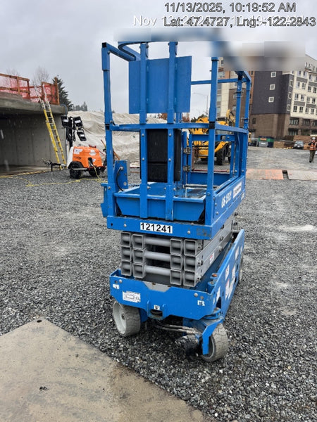 2020 Genie GS-1930 Solid Non Marking Tires, Beacon, Folding rails with half height swing gate, Telematics