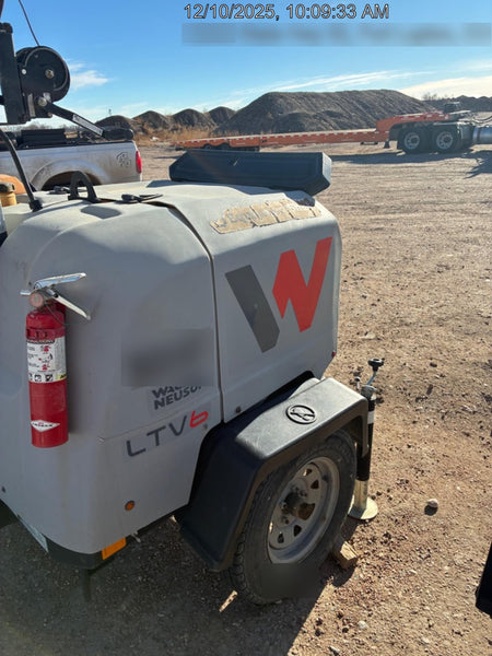 2019 Wacker Neuson LTV6L-MH Mobile Light Tower w/Fuel Level Sensor Installed