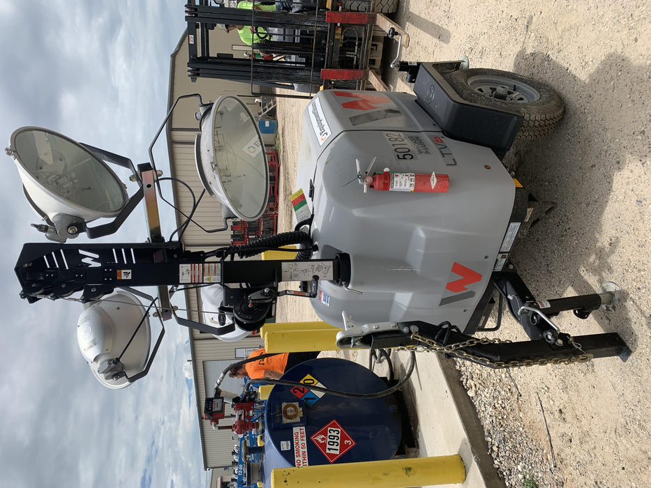 2019 Wacker Neuson LTV6L-MH Mobile Light Tower w/Fuel Level Sensor Installed
