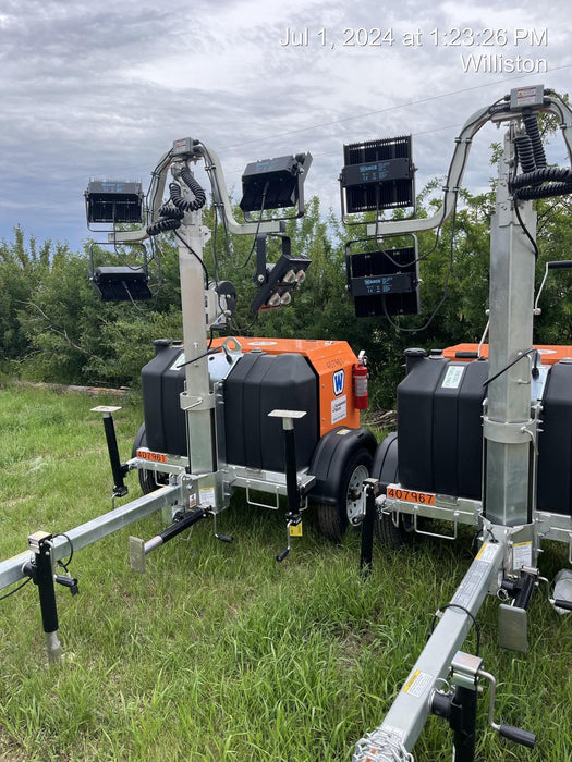 2024 Wanco WLTT-4MM4K Diesel, Deep Sea Controller, Shore Power Plug, Auto Start, (4) 350W LED Floodlights, 4kW Generator, 60 Gal Fuel Tank, 2" Ball, T3