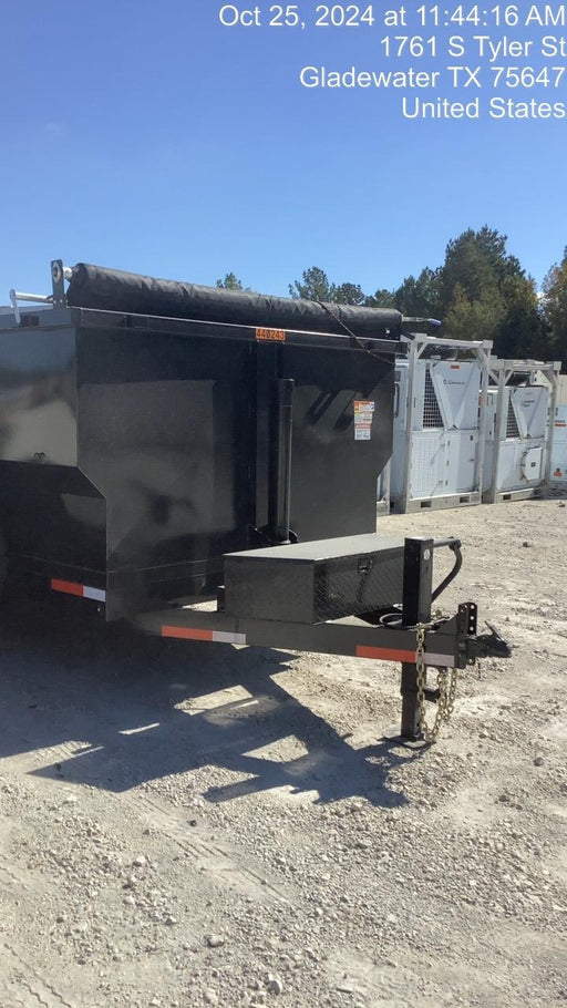 2024 TEXAS PRIDE TRAILERS 14'L x 7'W 5 Cu Yd Trunnion Hydraulic Dump