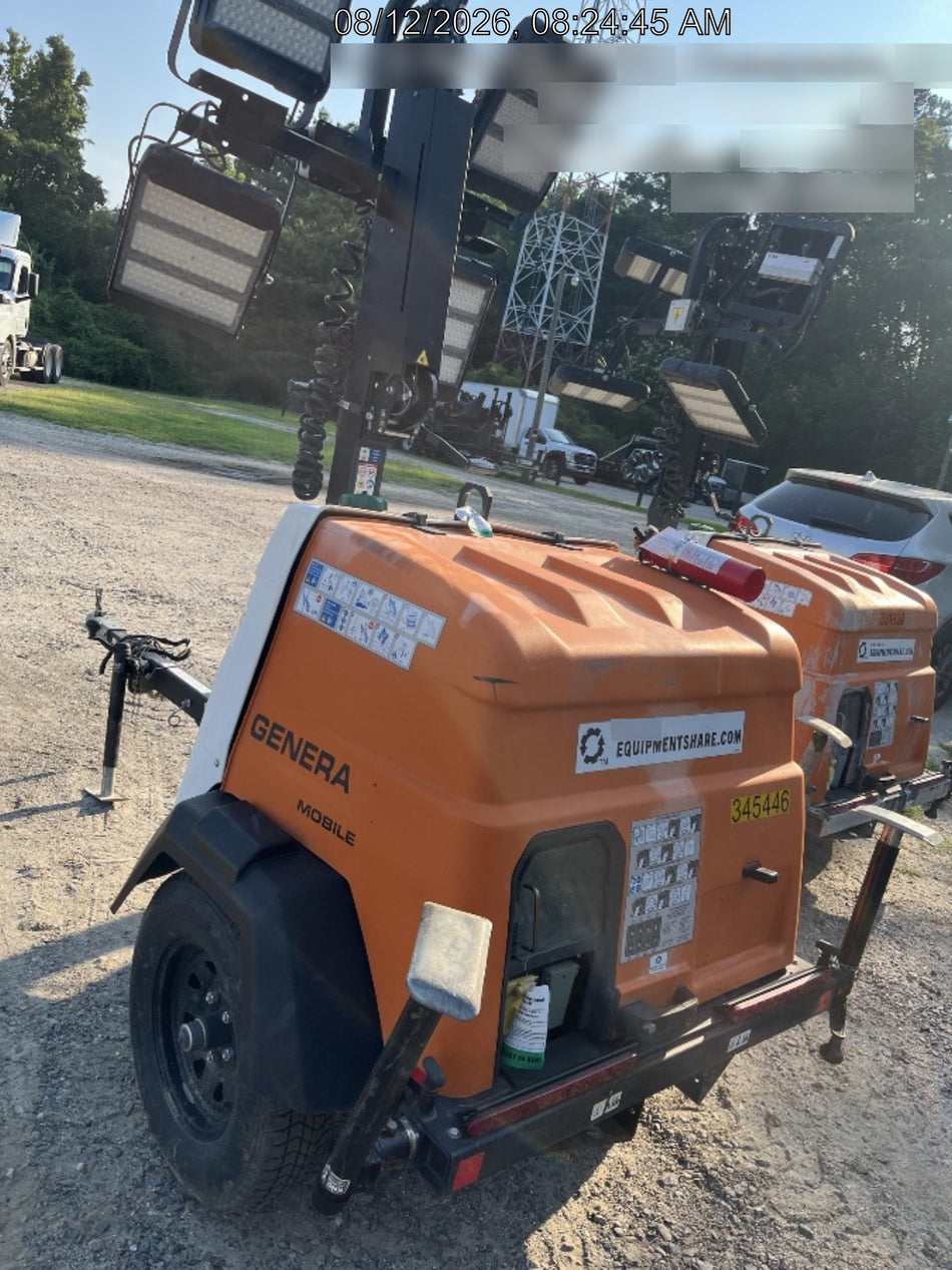 2023 Generac MLT2 Diesel, Flex Switch 120V Input, Powerzone Controller, (4) 320W LED Lights, 4kW Generator, 39.9 Gal Fuel Tank, 2" Ball, T3