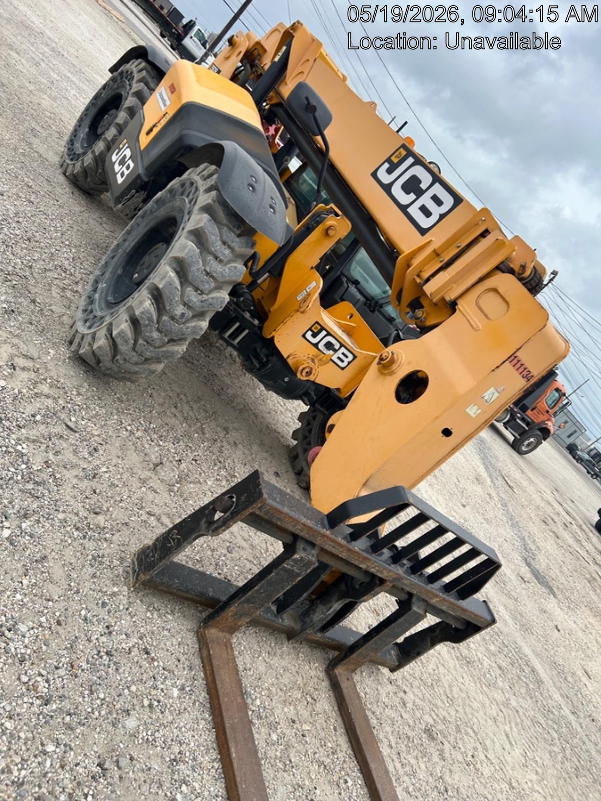 2020 JCB 509-42 Cab/Heat/Air, Solid Tires, Work Lights, Beacon, Aux Hydraulics, Back up Alarm, Lifting Eye, ES Decals