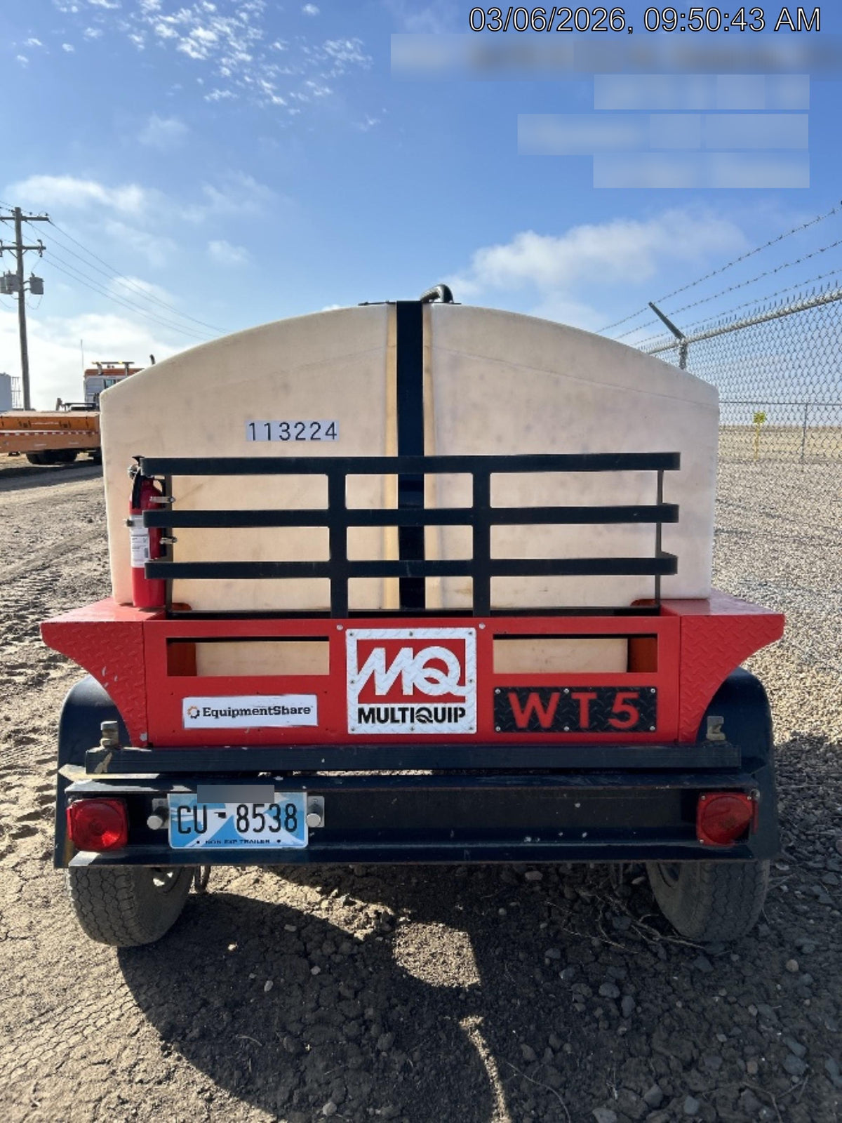 2020 MULTIQUIP WT5C