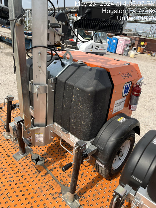 2024 Wanco WLTT-4MM4K Diesel, Deep Sea Controller, Shore Power Plug, Auto Start, (4) 350W LED Floodlights, 4kW Generator, 60 Gal Fuel Tank, 2" Ball, T3