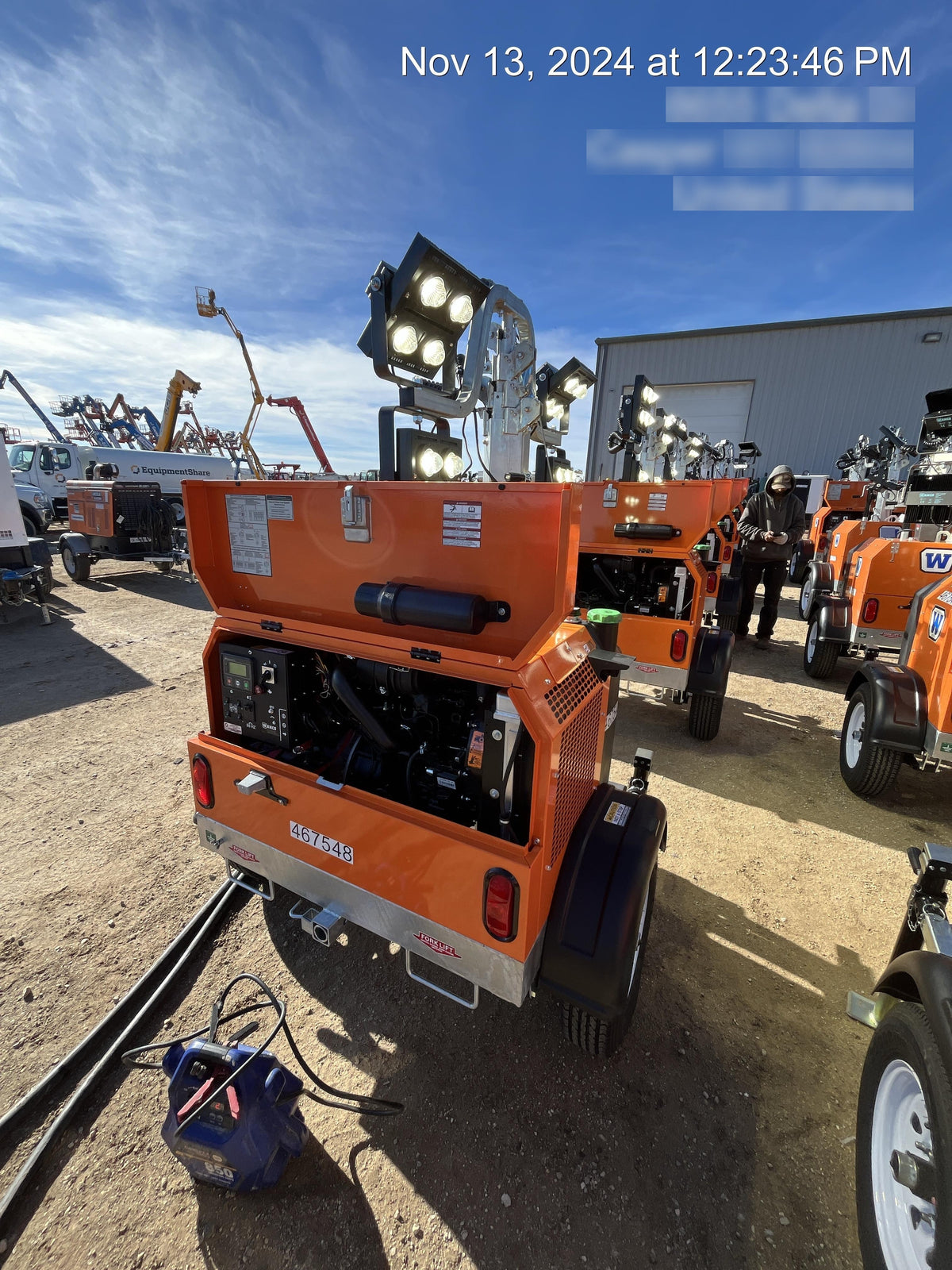 2024 Wanco WLTT-4MM4K Diesel, Deep Sea Controller, Shore Power Plug, Auto Start, (4) 350W LED Floodlights, 4kW Generator, 60 Gal Fuel Tank, 2" Ball, T3