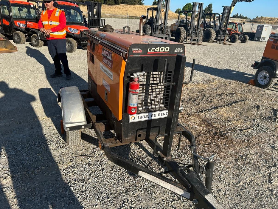 2022 Lincoln Electric LE400 Kubota V1505, Trlr, Cable Rack, Light Kit, ES Decals, T3