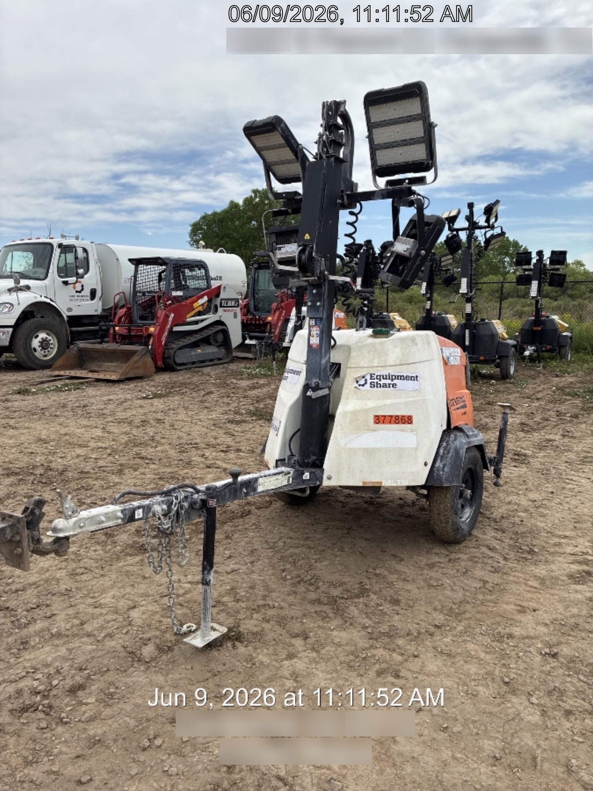 2023 Generac MLT2 Diesel, Flex Switch 120V Input, Powerzone Controller, 
(4) 320W LED Lights, 4kW Generator, 39.9 Gal Fuel Tank, 2" Ball, T3