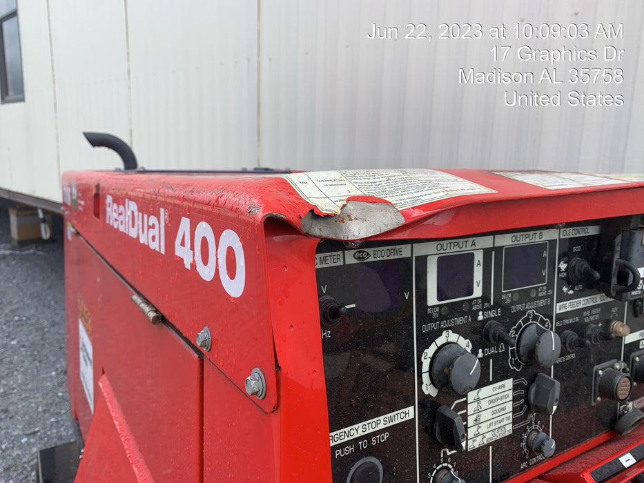 2022 Shindaiwa DGW400MDL Kubota D902 Engine, 23 HP, Dual Op Welder, Wire, Arc, Droop Stick, Tig, and CC Stick Functionality, Simulphase, 3 Phase and 1 Phase Gen Output, Single Axle NB Trlr, Slr Trckl Chrg 12V 12W, Fire Ext