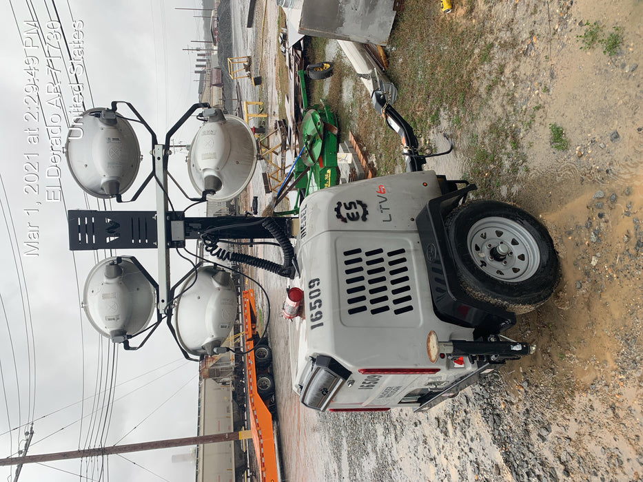 2018 Wacker Neuson LTV6L-MH Wacker Neuson LTV6L Mobile Light Tower w/Fuel Level Sensor Installed