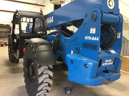 2018 Genie GTH-844 Genie GTH-844 w/ROPS, Work Lights, Solid Tires, RH Cab Mesh, Beacon, 60" Carriage and Forks