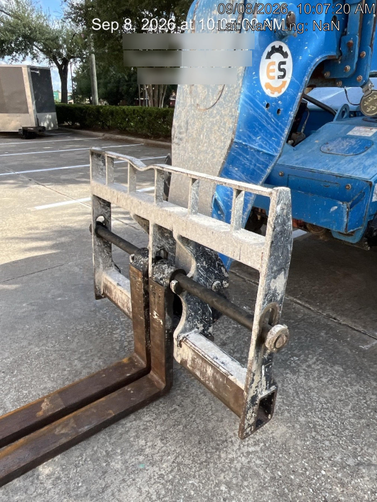 2019 Genie GTH-844 Genie GTH-844 w/Enclosed Cab w/HVAC, Work Lights, Solid Tires, Beacon, 60" Carriage and Forks