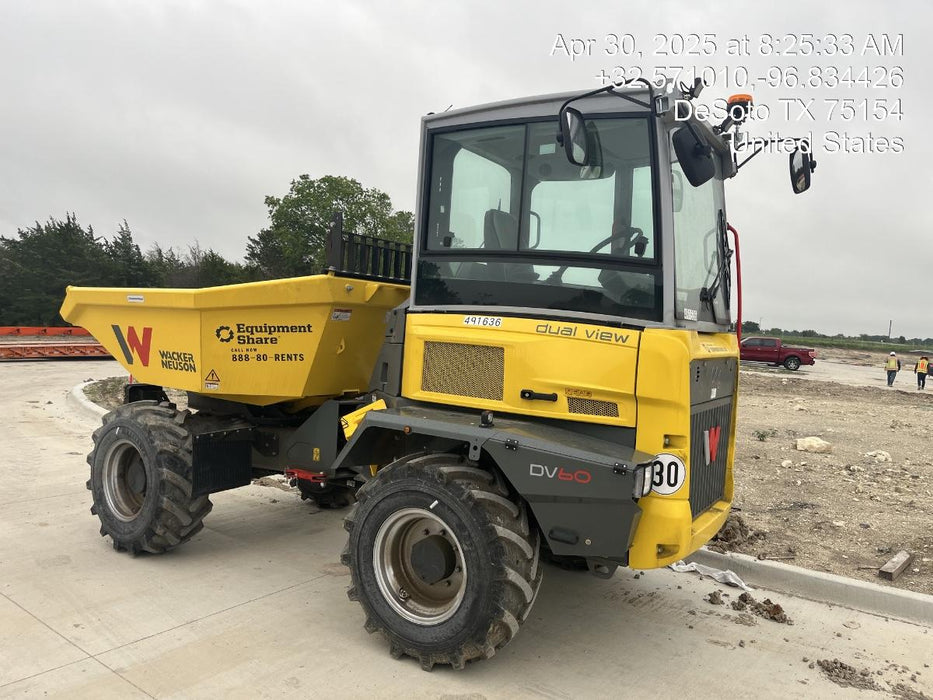 2025 WACKER NEUSON DV604 Cab Standard Tires