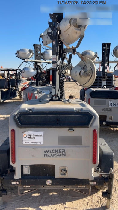2018 Wacker Neuson LTV6L-MH Wacker Neuson LTV6L Mobile Light Tower w/Fuel Level Sensor Installed