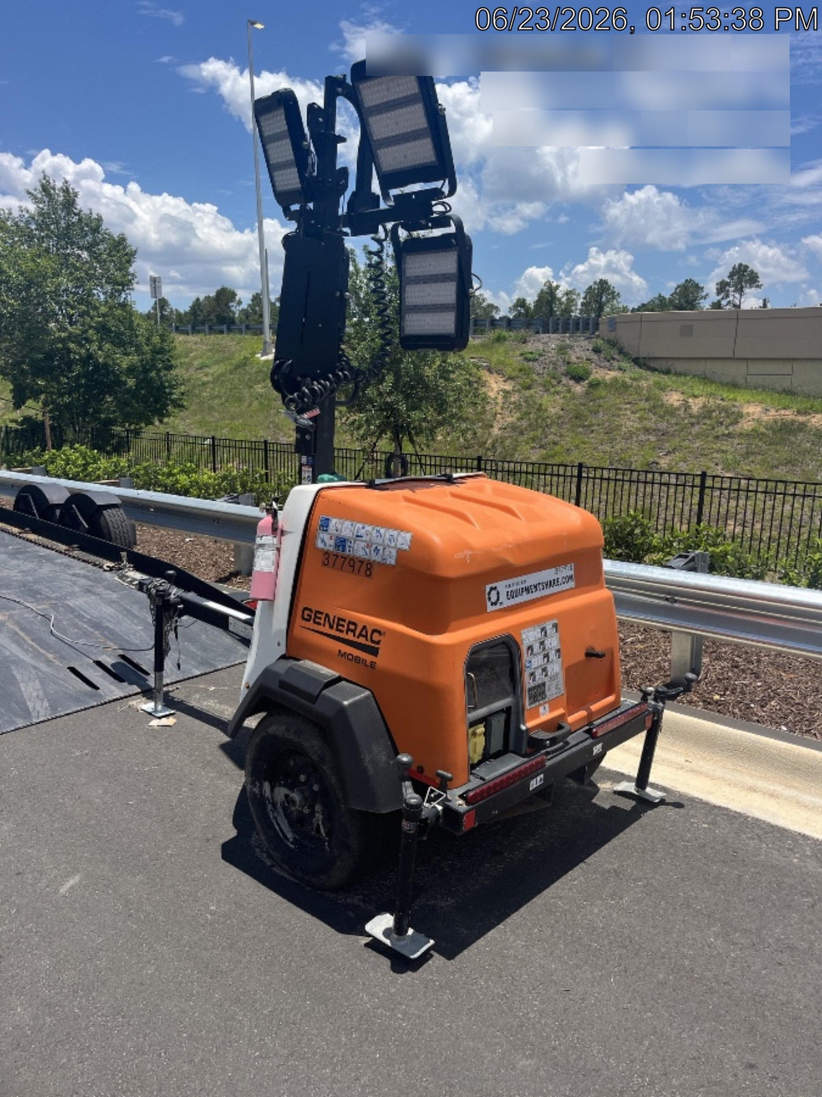 2023 Generac MLT2 Diesel, Flex Switch 120V Input, Powerzone Controller, 
(4) 320W LED Lights, 4kW Generator, 39.9 Gal Fuel Tank, 2" Ball, T3