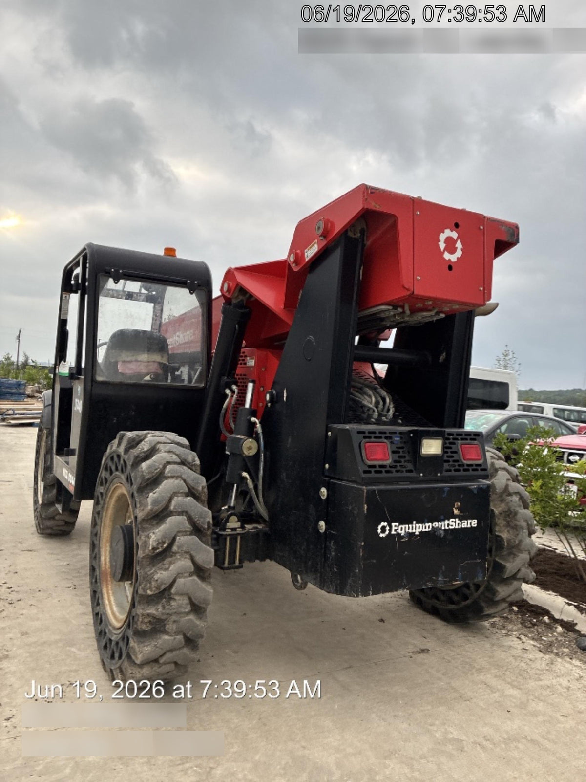 2019 Manitou MTA8044 74hp T4F, Open ROPS, Cab and Boom LED work lights, Auxiliary Hydraulics, Solid Tires, Amber strobe, Lift Hook 66" Carriage, 60" Forks