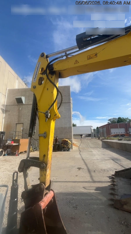 Wacker Neuson ET90 Cab, Long Dipperstick, Track, Bucket