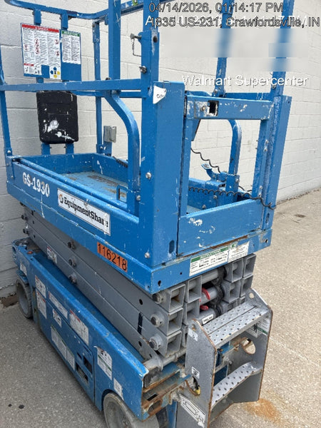 2020 Genie GS-1930 Solid Non Marking Tires, Beacon, Folding rails with half height swing gate