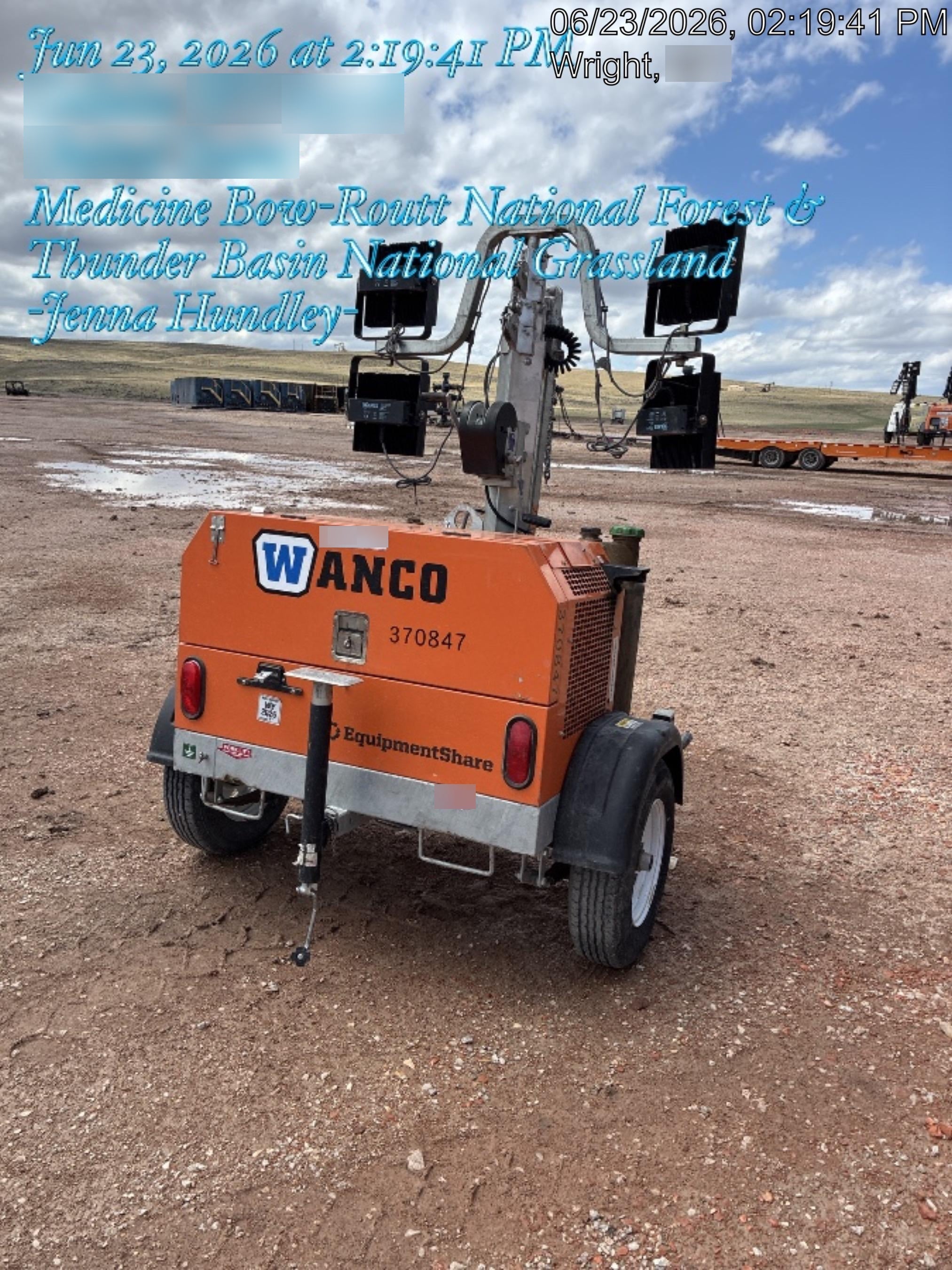 2023 Wanco WLTT-4MM4K Diesel, Deep Sea Controller, Shore Power Plug, Auto Start, (4) 350W LED Floodlights, 4kW Generator, 60 Gal Fuel Tank, 2" Ball, T3