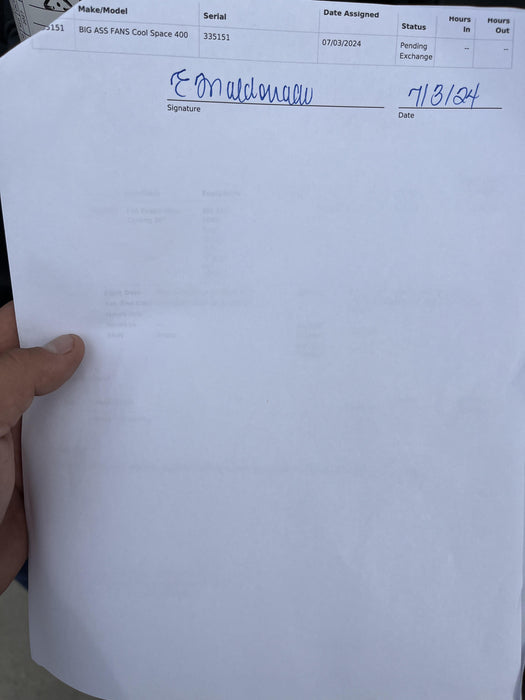 2023 BIG ASS FANS Cool Space 400