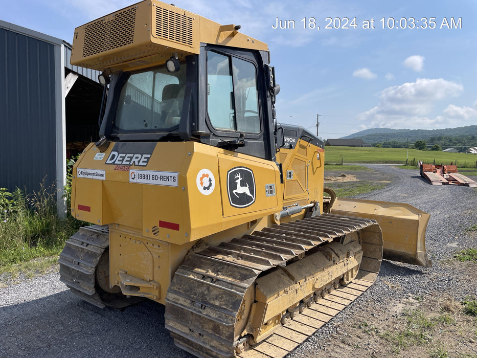 John Deere 650K-II Track Dozer 22,000 lbs, 100 - 115 Hp