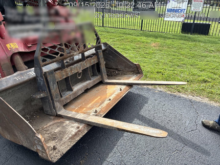 2017 BRADCO 48" Skid Loader Pallet Forks