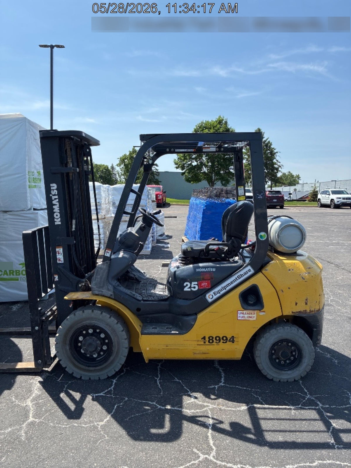 2018 KOMATSU FG25HT-16