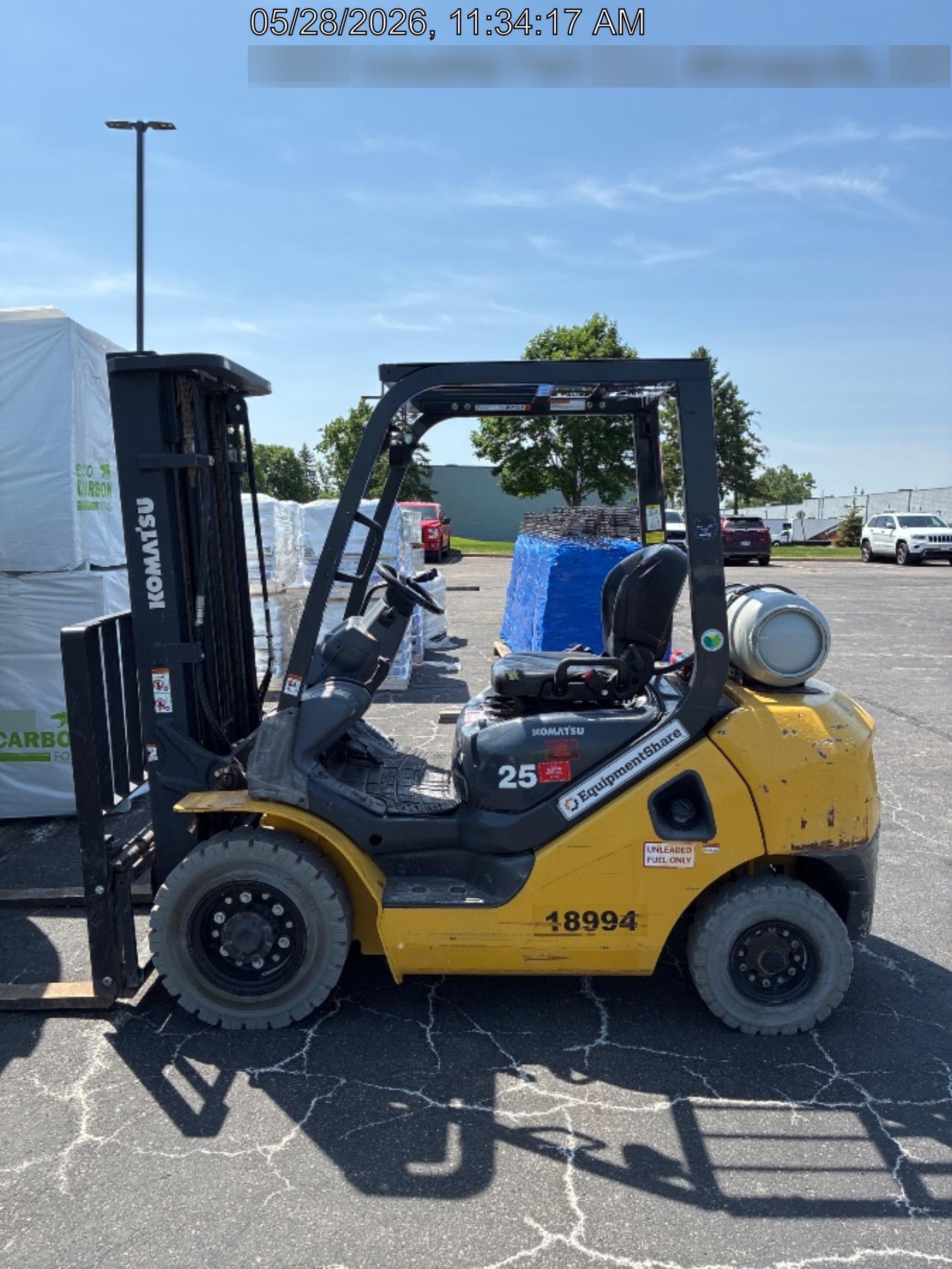 2018 KOMATSU FG25HT-16