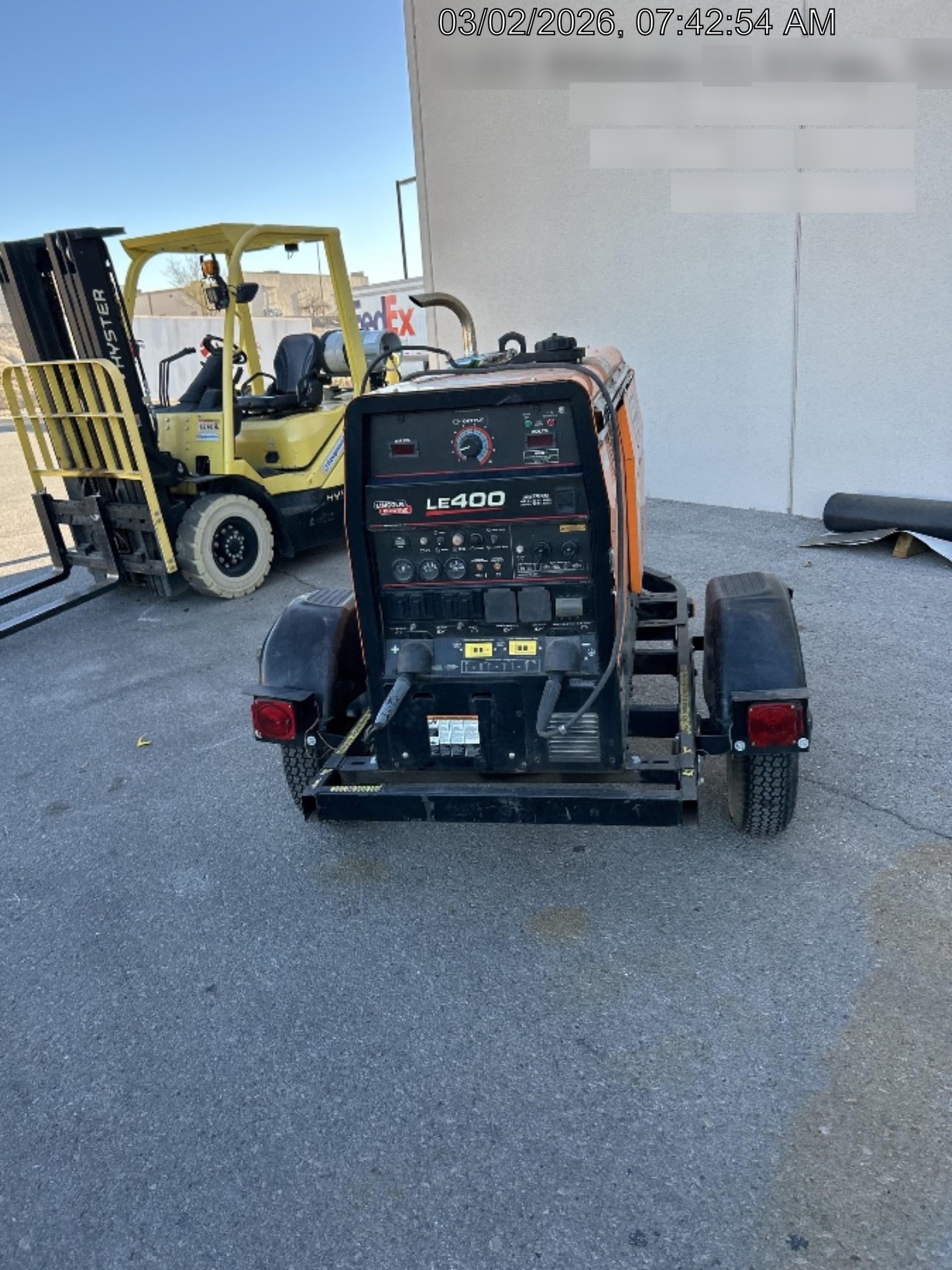 2023 Lincoln Electric LE400 Kubota V1505, Trlr, Cable Rack, Light Kit, ES Decals, T3