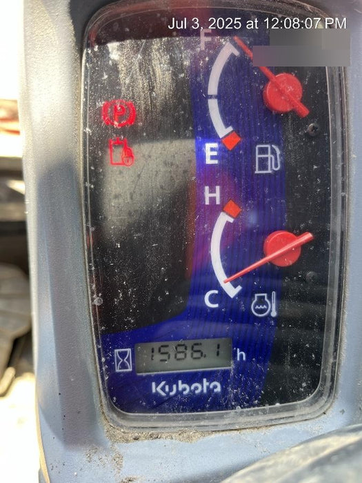 2019 Kubota SVL95-2S Cab/Heat/Air, Standard Tracks, Standard Flow w/Manual QC, 80" HD Bucket w/ Smooth Cutting Edge