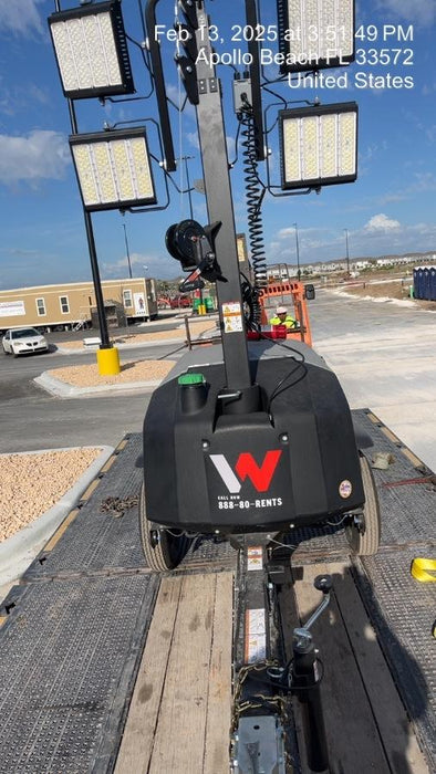 2024 Wacker Neuson LTT4 Diesel, Kohler KDW702, Deep Sea Controller, Auto Start, LED 320W, Bypass Outlet, T3