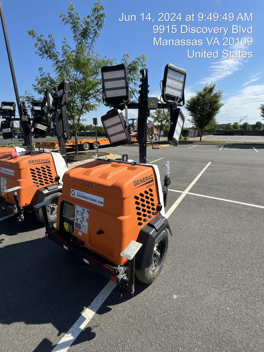 2023 Generac MLT2 Diesel, Flex Switch 120V Input, Powerzone Controller, 
(4) 320W LED Lights, 4kW Generator, 39.9 Gal Fuel Tank, 2" Ball, T3