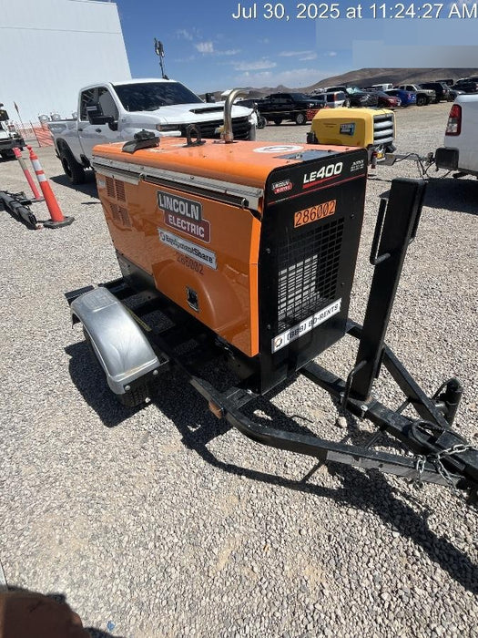 2022 Lincoln Electric LE400 Kubota V1505, Trlr, Cable Rack, Light Kit, ES Decals, T3