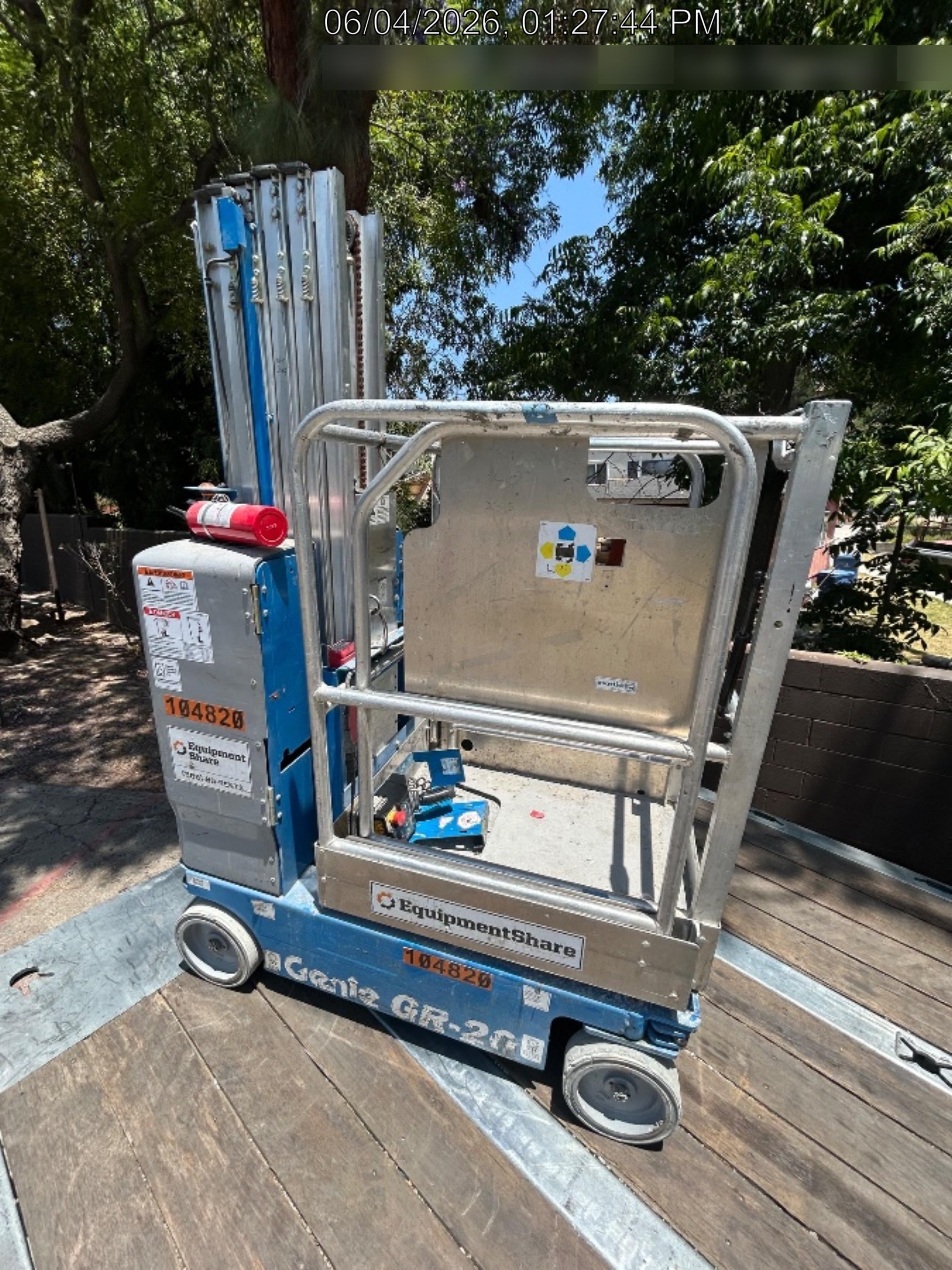 2020 GENIE GR-20