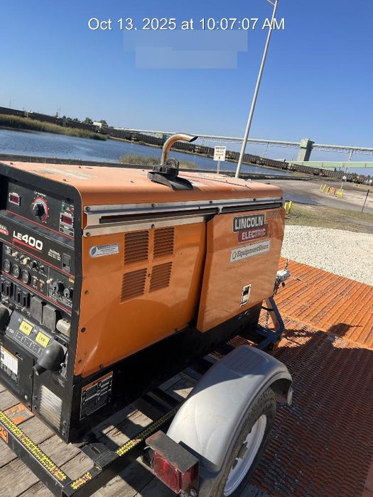 2022 Lincoln Electric LE400 Kubota V1505, Trlr, Cable Rack, Light Kit, ES Decals, T3