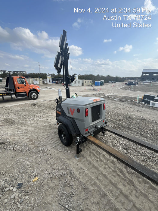 2024 Wacker Neuson LTT4 Diesel, Kohler KDW702, Deep Sea Controller, Auto Start, LED 320W, Bypass Outlet, T3