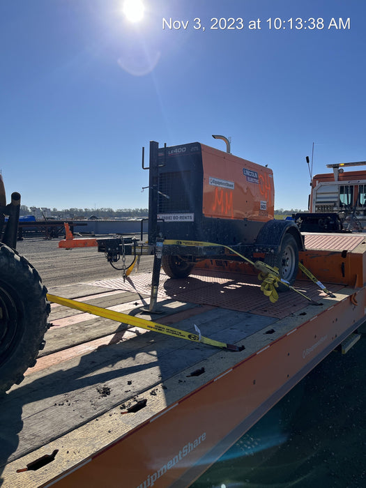 2023 Lincoln Electric LE400 Kubota V1505, Trlr, Cable Rack, Light Kit, ES Decals, T3