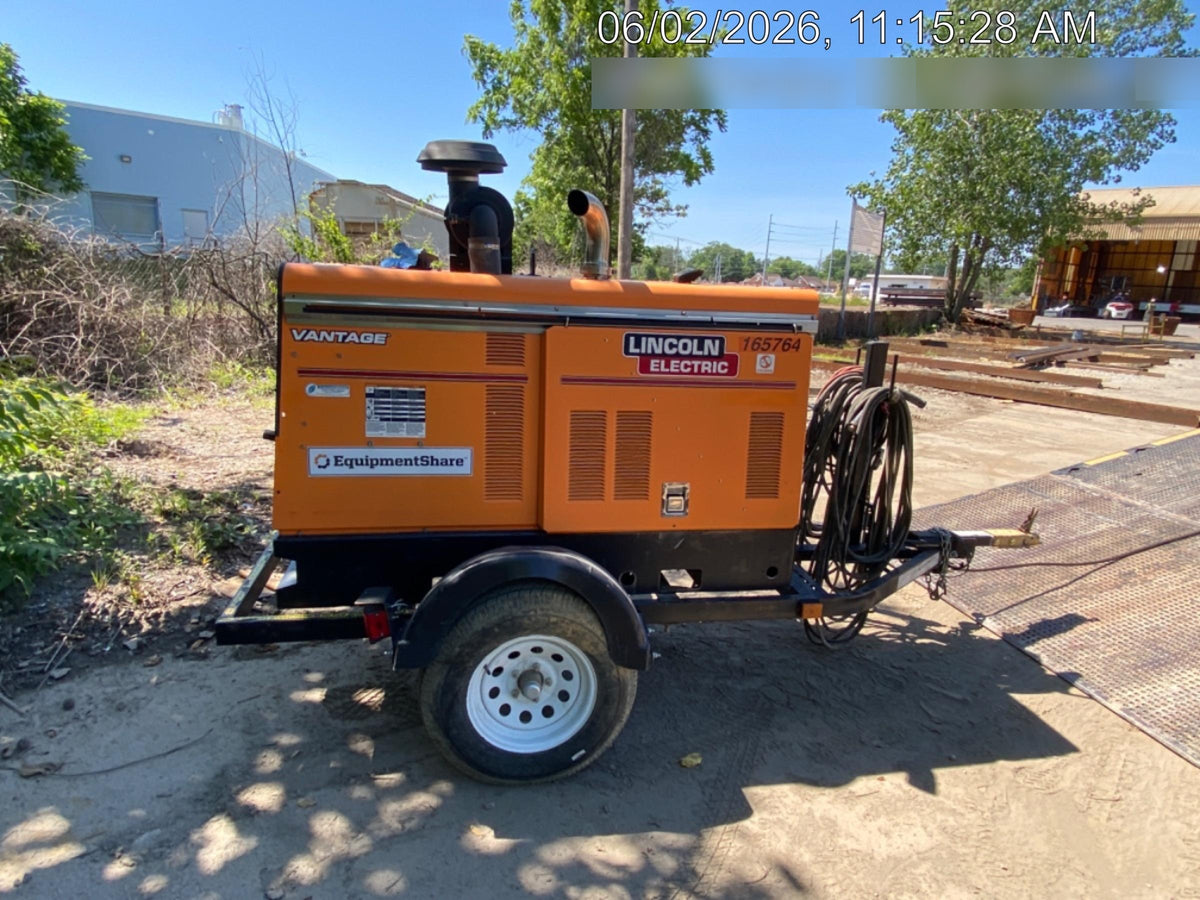2021 Lincoln Electric Vantage 549X Ready Pak 3, ORANGE (includes trailer, cable rack, fender light kit)