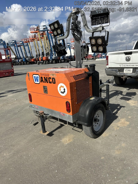 2024 Wanco WLTT-4MM4K Diesel, Deep Sea Controller, Shore Power Plug, Auto Start, (4) 350W LED Floodlights, 4kW Generator, 60 Gal Fuel Tank, 2" Ball, T3