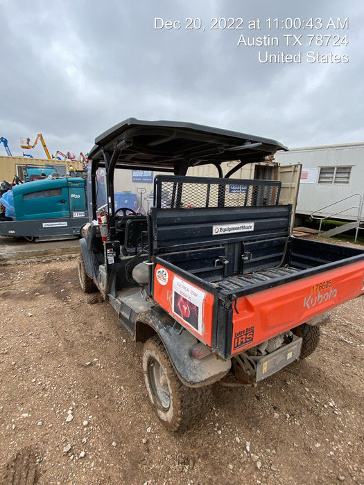 2021 Kubota RTV-X1140W-H Plastic Canopy, Windshield Acrylic Clear, LED Strobe Light, Wire Harness Kit, Back up Alarm